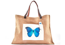 Load image into Gallery viewer, Blu Butterfly Beach Tote