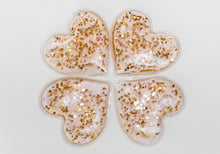 Load image into Gallery viewer, Rose Gold and Pink Heart Cooling Eye Gel patches