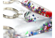 Load image into Gallery viewer, Mini Keychain Glitter Wand