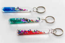 Load image into Gallery viewer, Mini Keychain Glitter Wand
